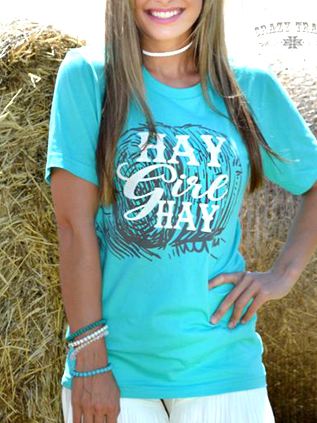 Jade Shift Vintage Short Sleeve Crew Neck Shirts & Tops