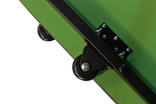 Foldable Table Tennis Table with Wheels  with Detachable Net & Ships Assembled