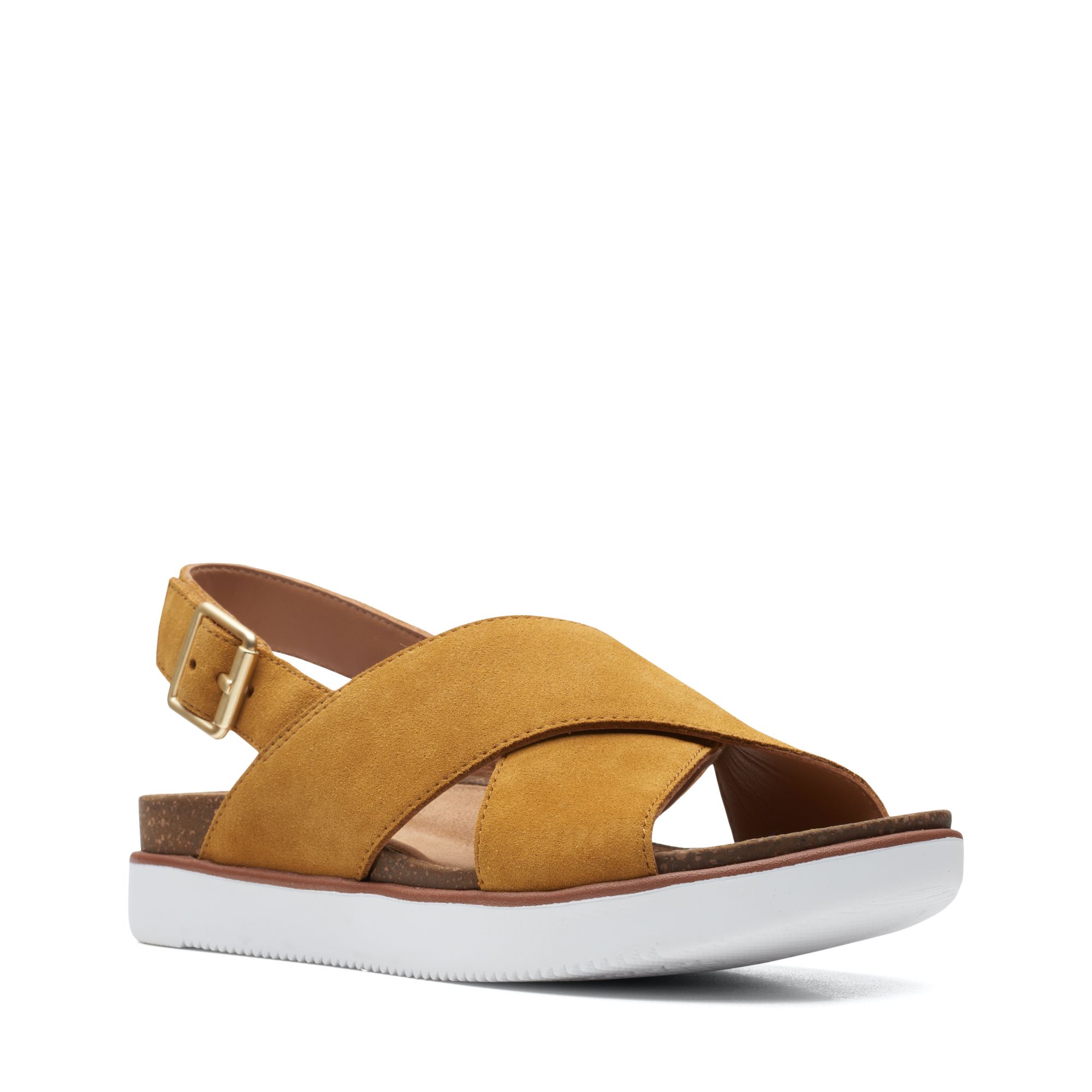Women Sandals Elayne Cross Ochre