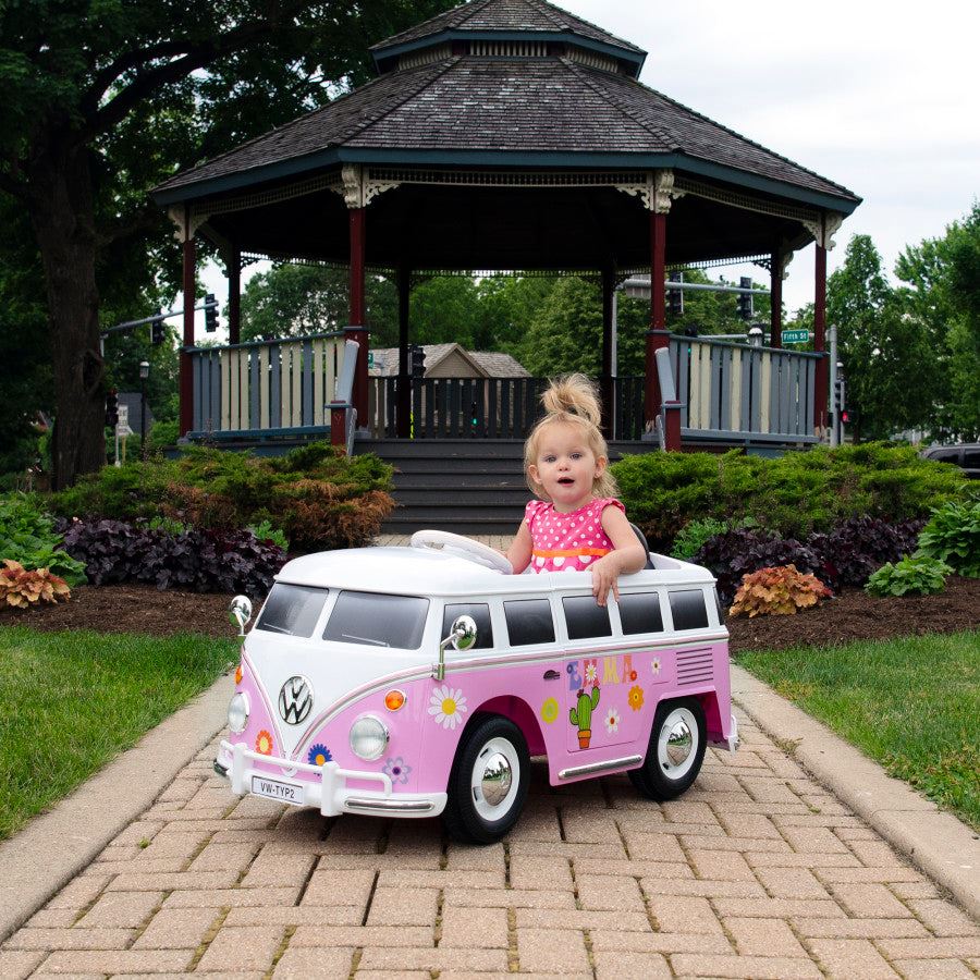 VW Bus 6-Volt Battery Ride-On Vehicle