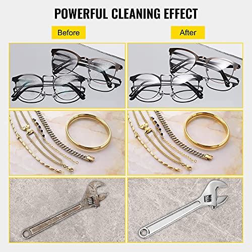 Professional Ultra Sonic Jewelry Cleaner, Stainless Steel Heated Cleaning