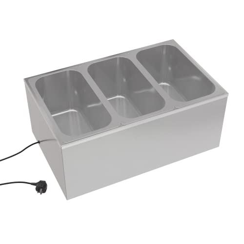 Commercial Bain Marie Countertop Food Warmer, Soup Station