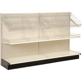 GoVets | Lozier CORPORATION Lozier - Gondola Shelving, 48x22W x 25x22D x 60x22H Single Side - Wall Add-On