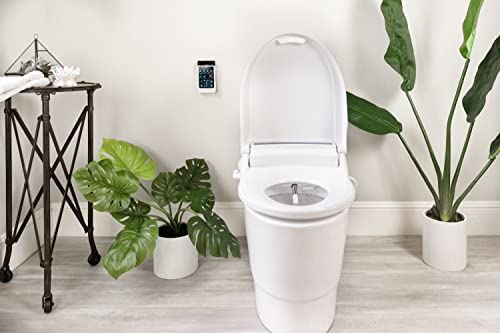 Bidet Heated Smart Toilet Seat with Unlimited Heated Water, Wireless Remote