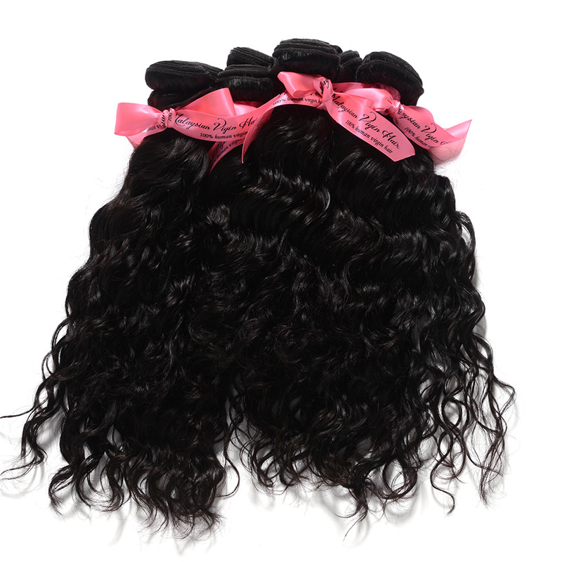8A Unprocessed Mocha Hair Mixed Length 4 or 4 pcs Virgin Malaysian Hair Natural Wave Wholesale Natur