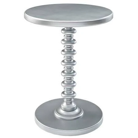 Powell Round Spindle Table Yellow