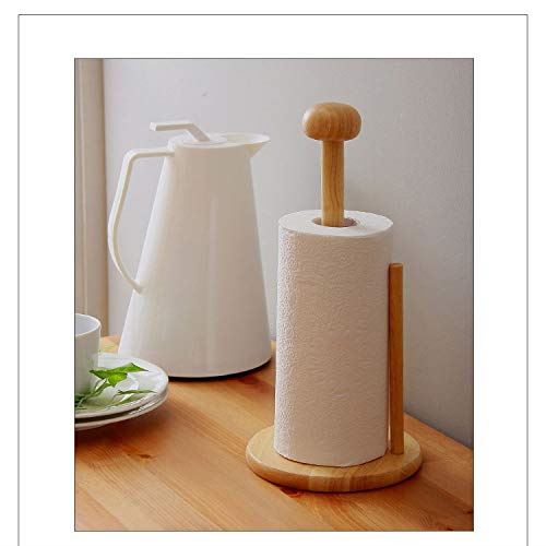 Solid Wood Paper Towel Holder Kitchen Paper Roll Holder Paper Towel Holder