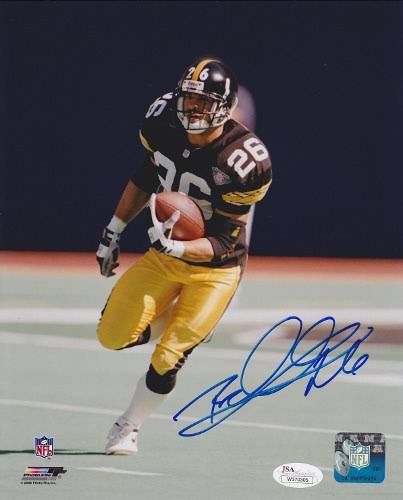 Real Deal Memorabilia RWoodson8x10-2 Rod Woodson Autographed Pittsburgh Steelers 8x10 Photo with JSA authenticity