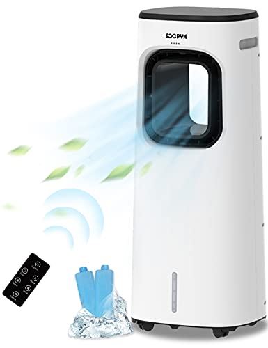 Evaporative Air bladeless Cooler fan with 20ft Remote Control for Home & Office