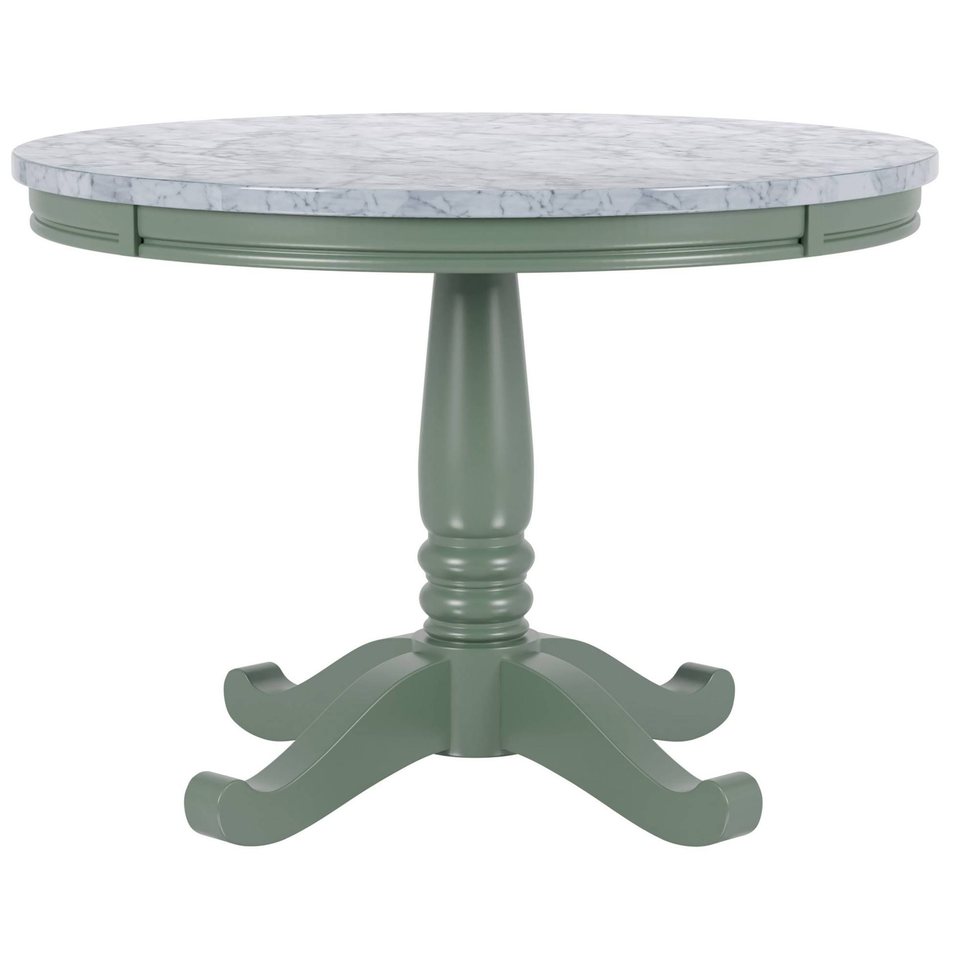 Kennegad Round Dining Table Olive - HOMES: Inside + Out