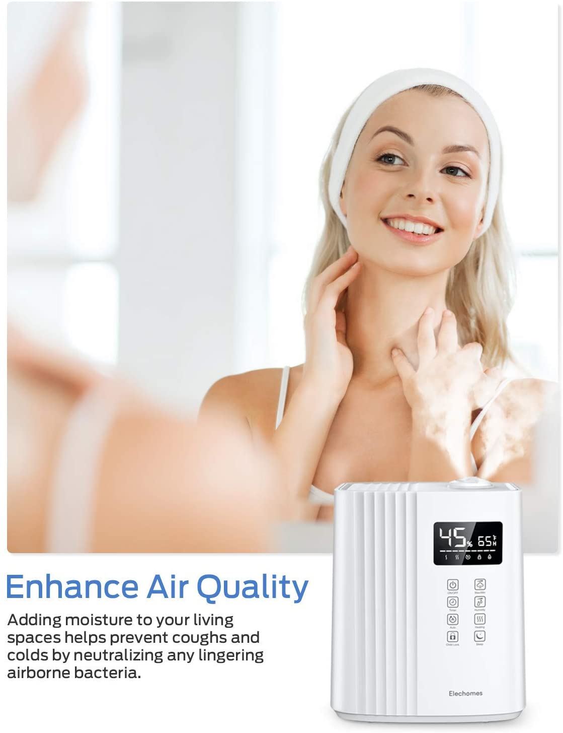 SH8830 Warm and Cool Mist Humidifiers