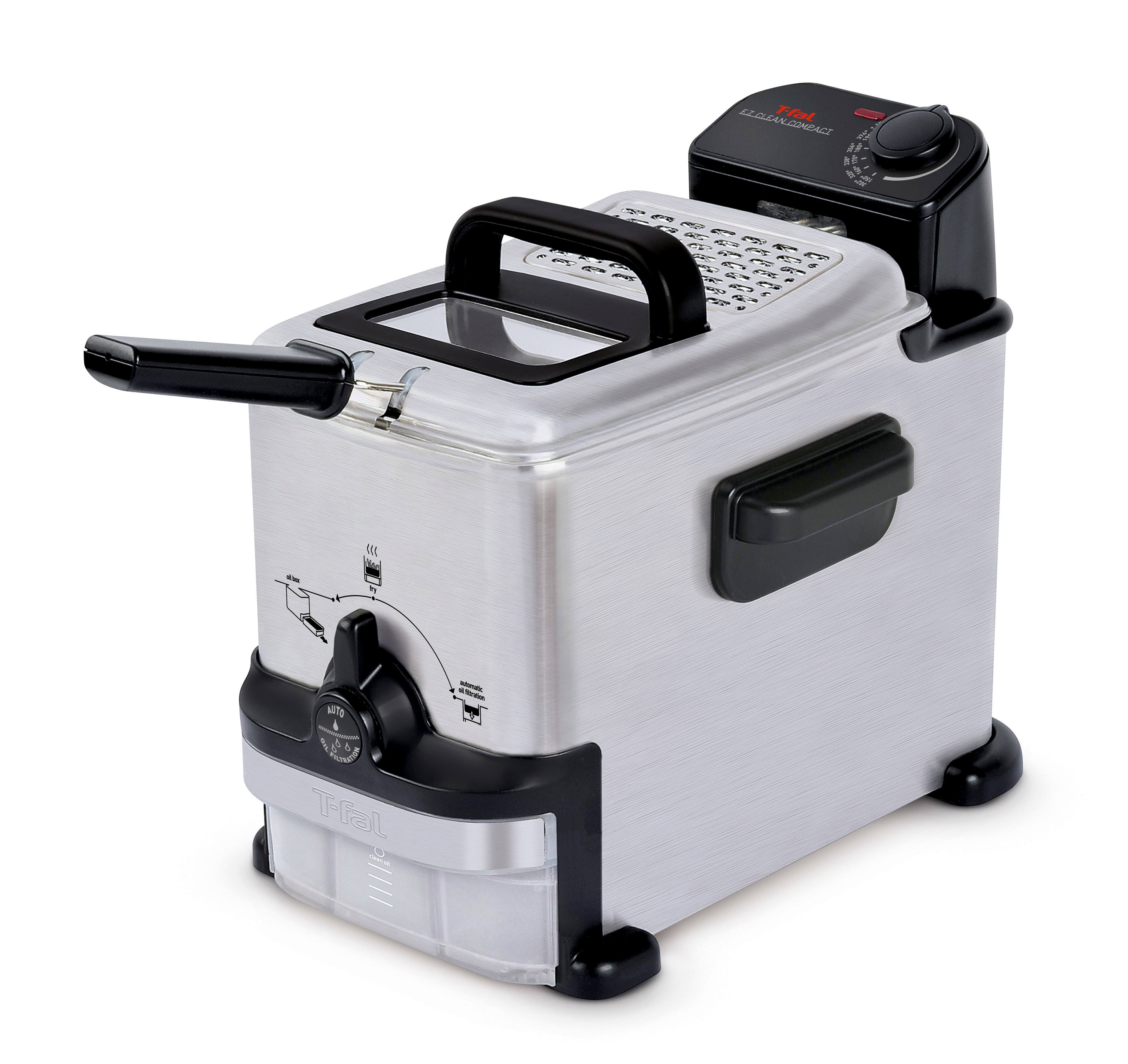 T-Fal EZ Stainless Steel 1.8 LITER Clean Deep Fryer