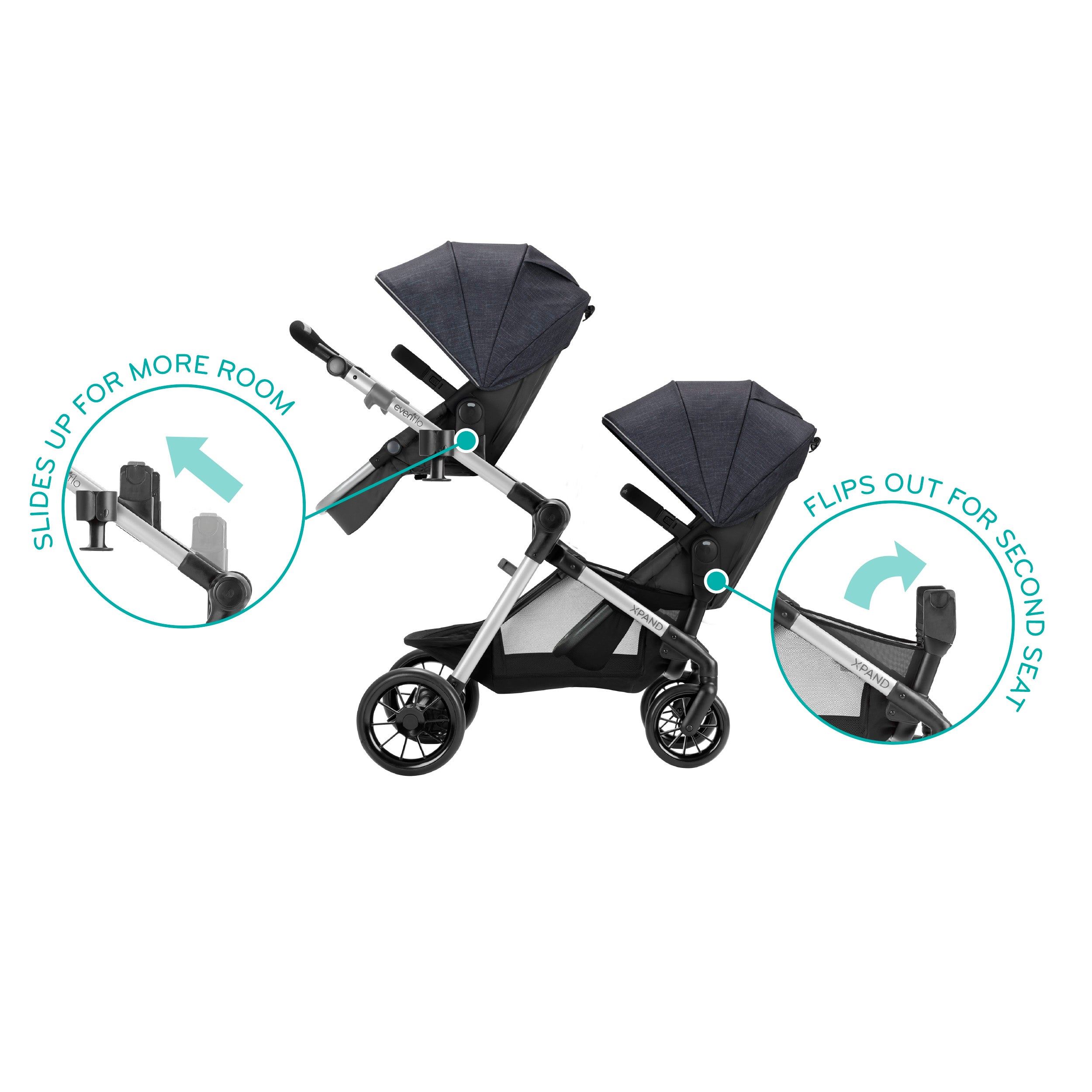 Pivot Xpand Stroller Second Toddler Seat
