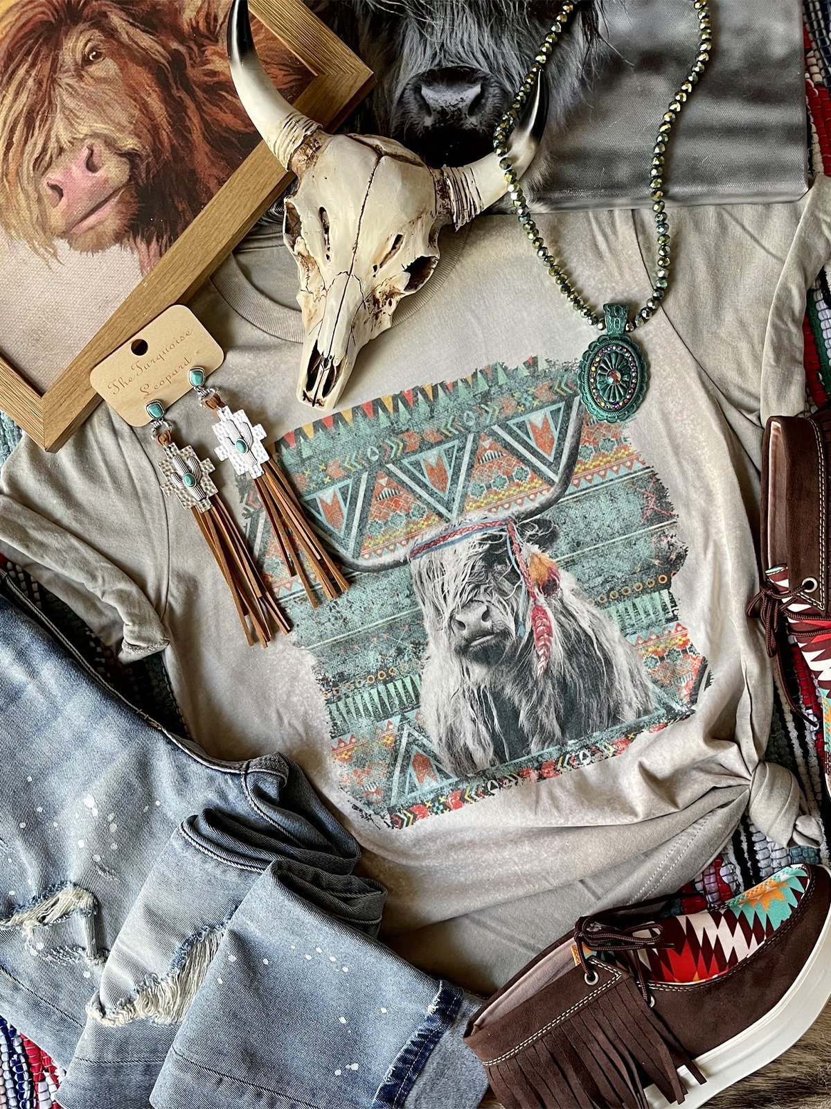 Vintage Short Sleeve Geometric Shirts & Tops