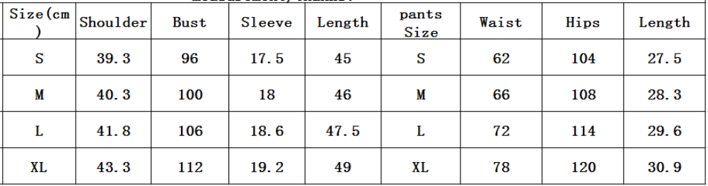 Women Summer Print Two Piece Shorts Pajama Set