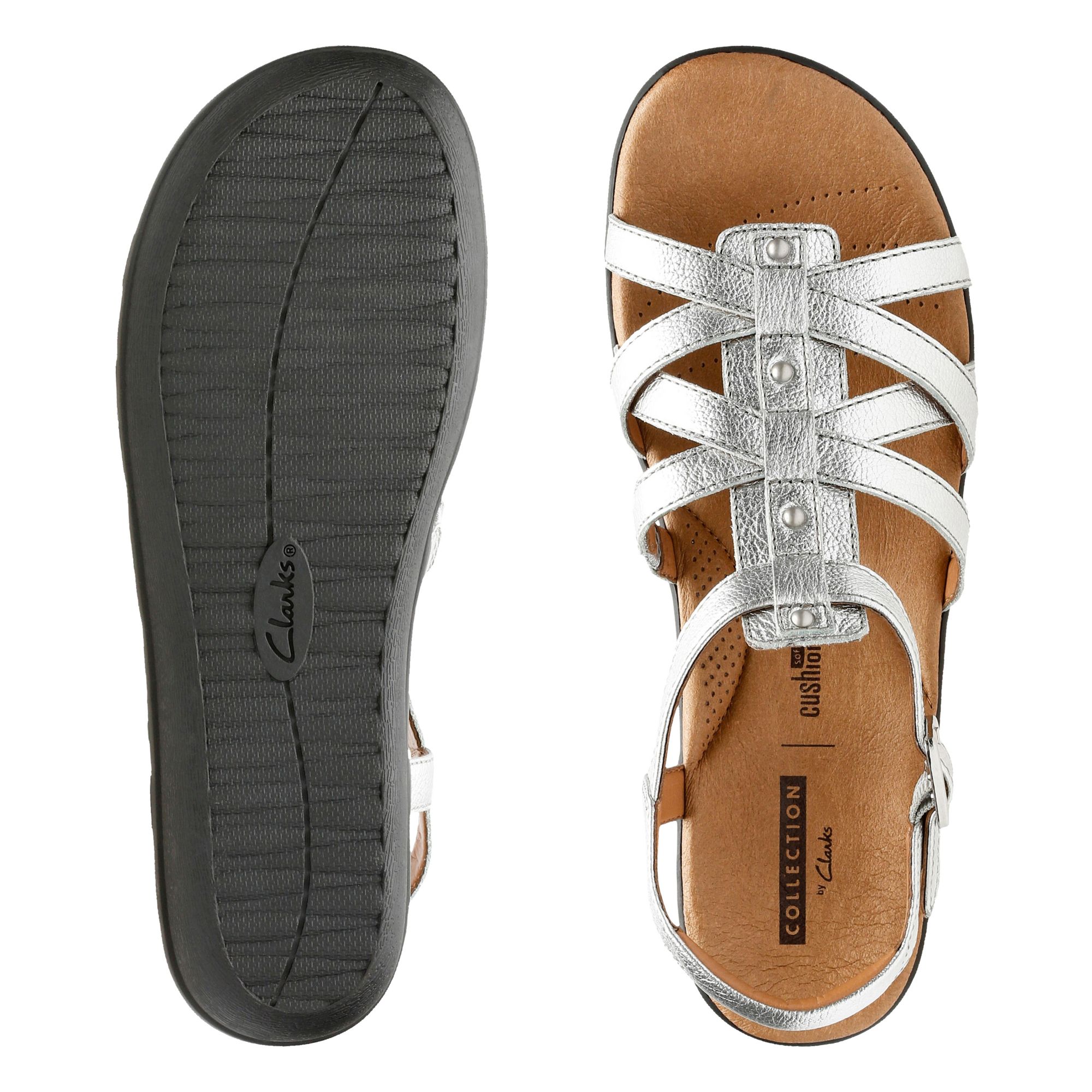 Women Sandals Manilla Bonita Silver Leather