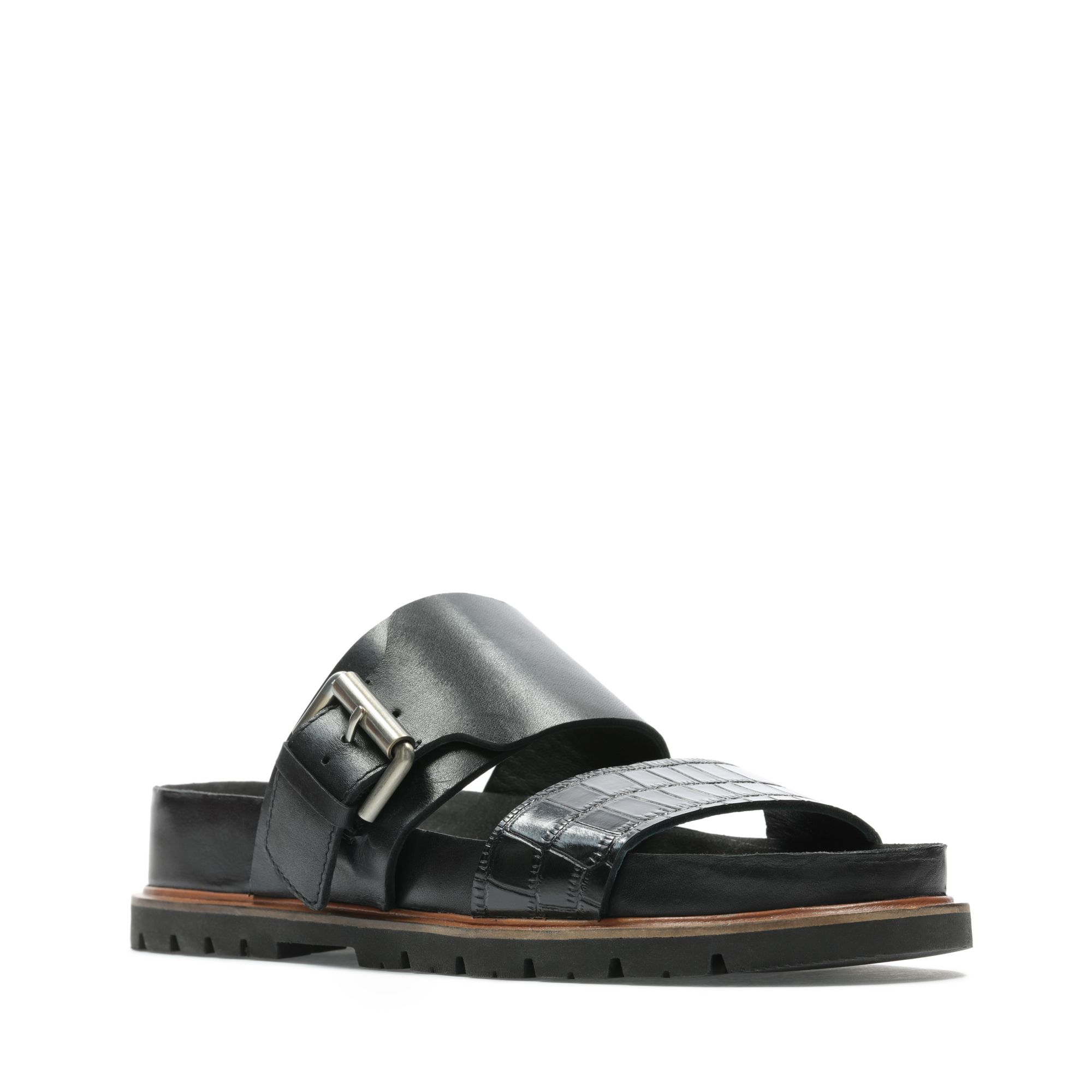 Women Sandals Orianna Sun Black Combi Lea