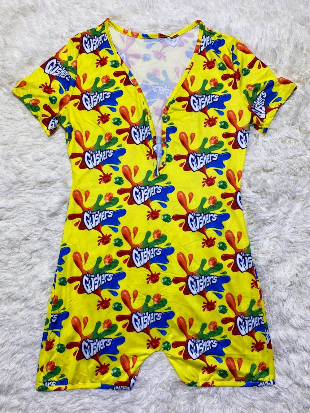 Summer African Cute Print V-Neck Rompers