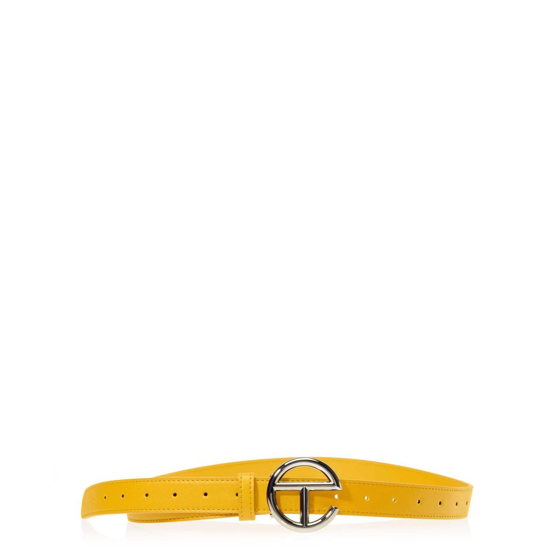 Logo Belt - Silver/Yellow