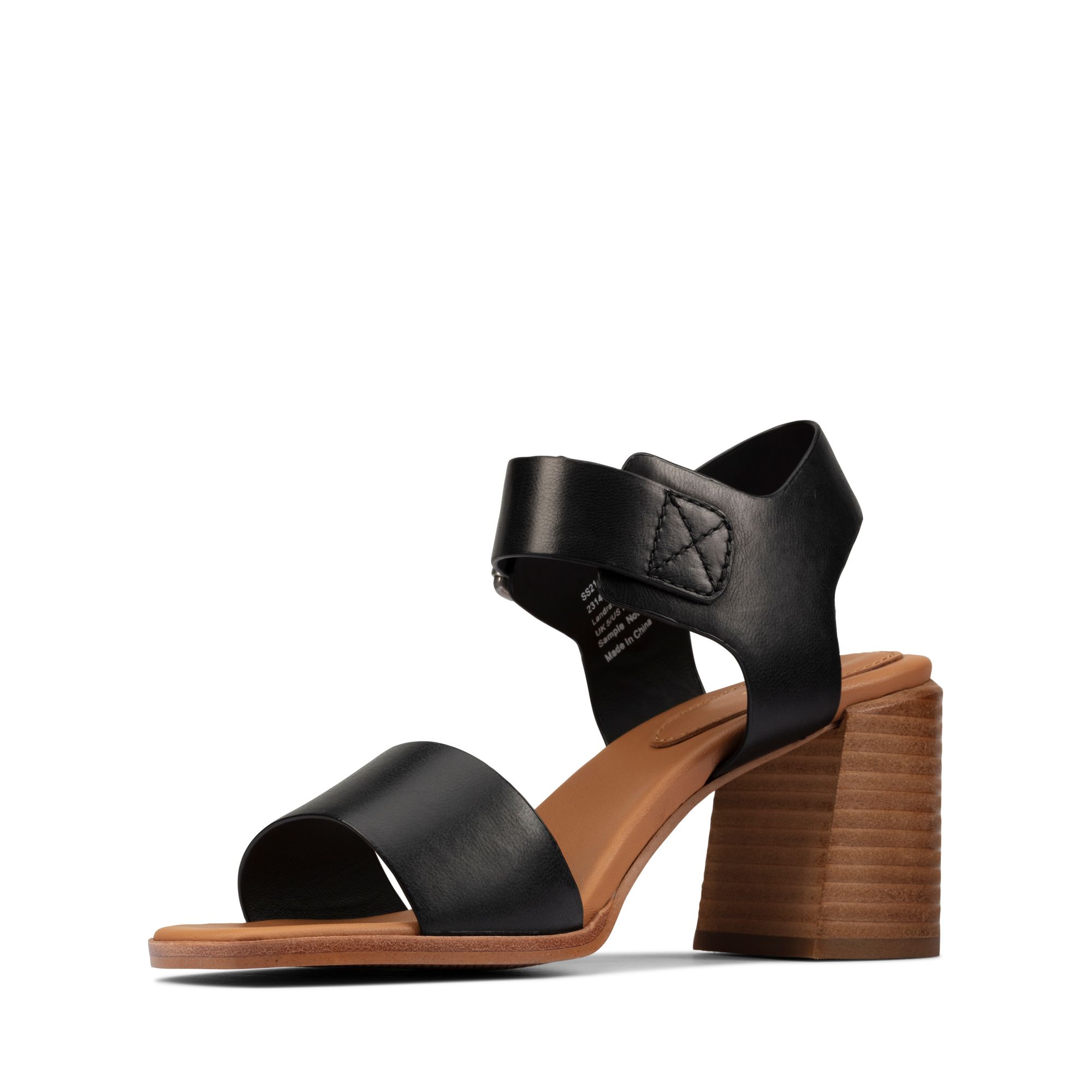 Women Sandals Landra 70 Strap Black Leather