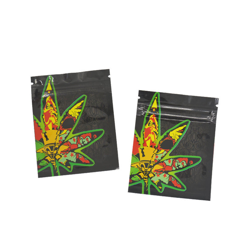 7x9cm 1g Printed Bags Laser Holographic Zip Lock Bags