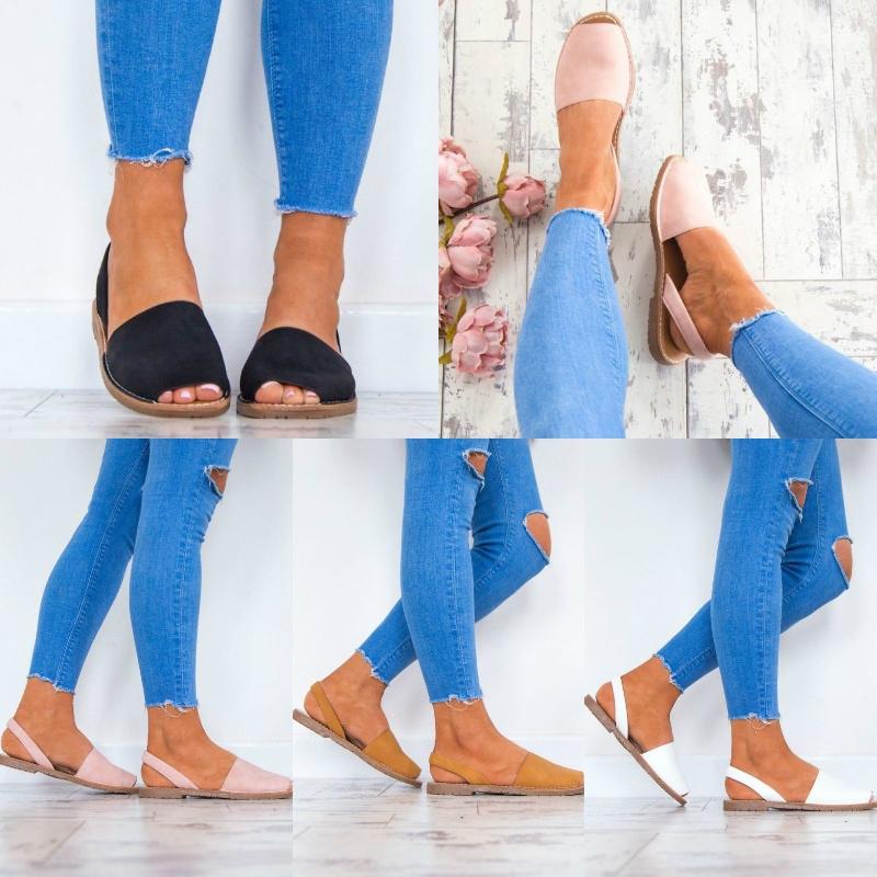 Women Flip Flop Sandals Plus Size Peep Toe Slip on Sandals