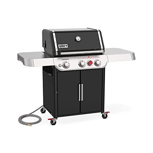 Weber 37310001 Genesis E-325S NG BLK Gas Grill, Black
