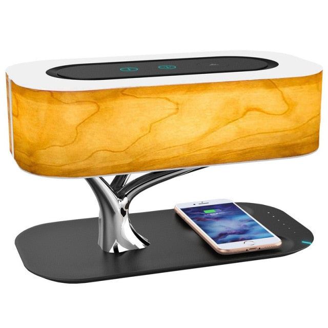 Dimmable Bluetooth Speaker Phone Charger Wireless Desk Lamp Bedside Lamp Table Light