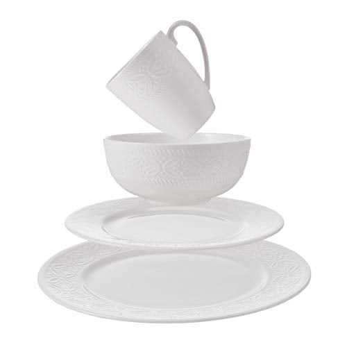 Mikasa Indira Chip Resistant 16-Piece Dinnerware Set