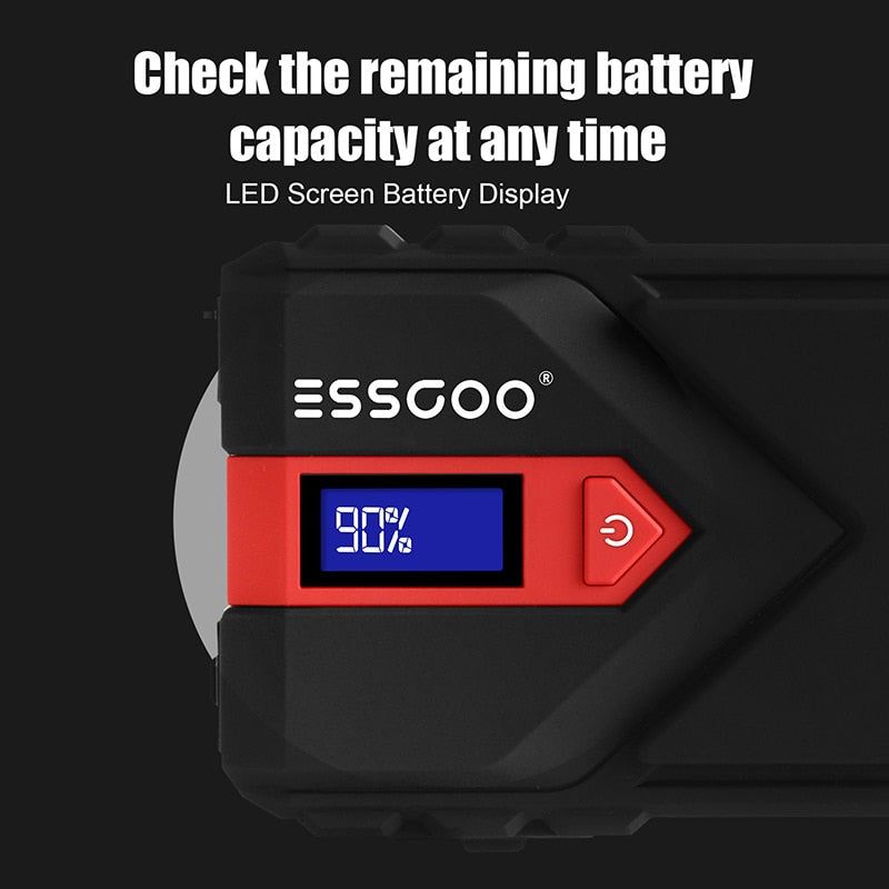 ESSGOO Car Jump Starter Power Bank 20000mAh 12V Starting device