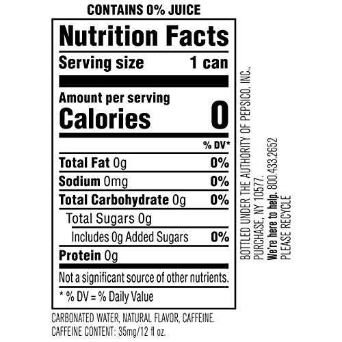 Bubly 气泡反弹含咖啡因的苏打水，3种口味的多种装，12盎司(约340.19g)罐装，18罐