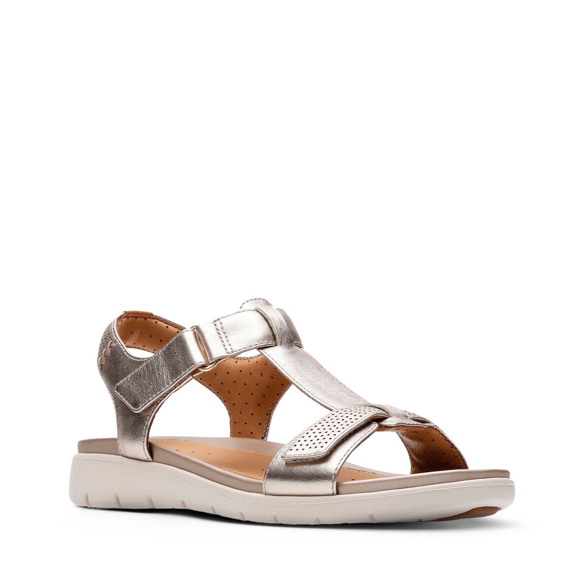 Women Sandals Un Haywood Gold Metallic