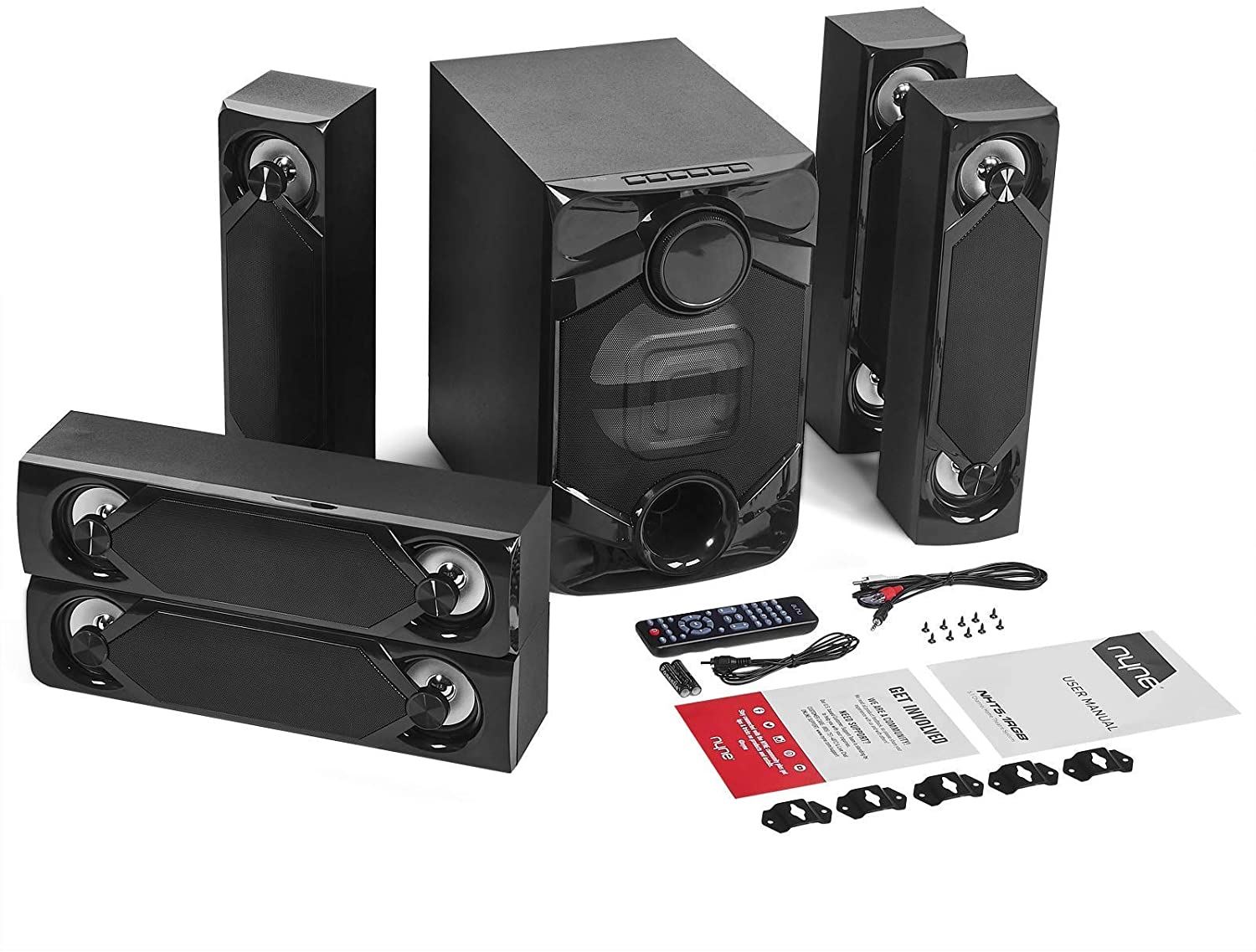 Nyne NHT5.1RGB 5.1 Channel Home Theatre System – Bluetooth Audio