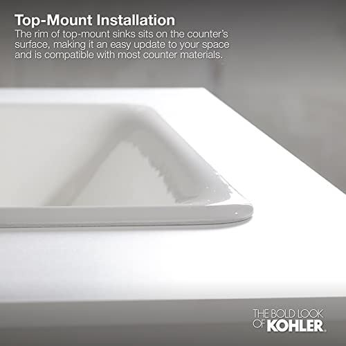 Undermount Bathroom Sink, Caxton Collection, White, K-EC20000-0