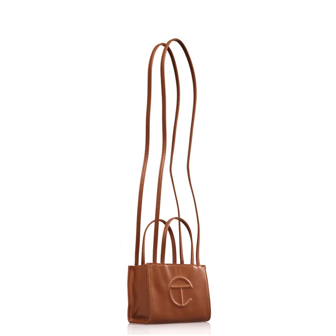 Small Tan Shopping Bag