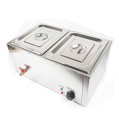 Server Electric Food Warmer 2 Pan Stainless Steel Buffet Warmer
