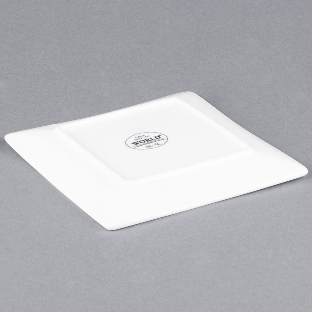 World Tableware SL-7C - Slate 7-1/4x22 Square Plate, Coupe