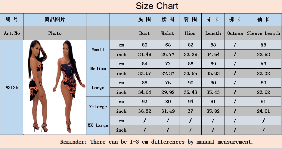 Sexy Print Cut Out Irregular Party Dress