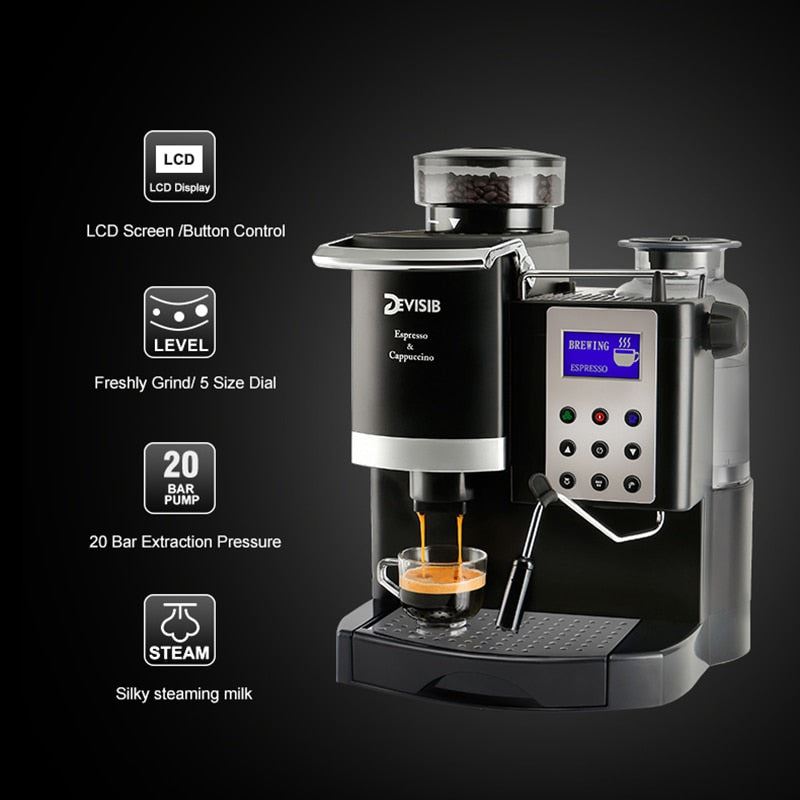 Semi-automatic All-in-One Coffee / Tea Maker Machine