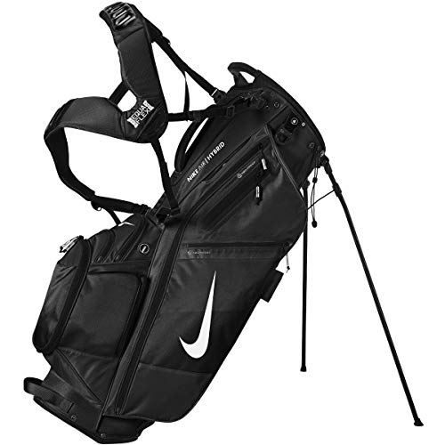 Nike Golf Stand Bag – Air Hybrid, Sports, Lite – Unisex (AIR Hybrid – Black (14-Divider))