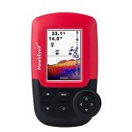 HawkEye Fishtrax 1C Fish Finder with HD Color Virtuview Display, Black/Red