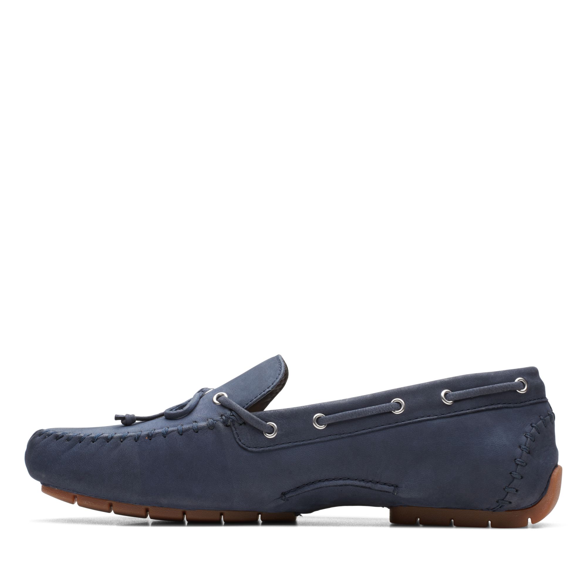 Women  C Mocc Tie Navy Nubuck