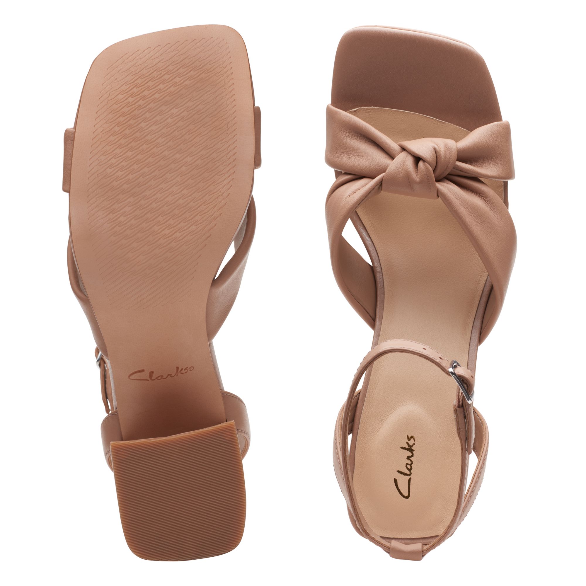 Women Sandals Sheer65 Cross Praline Leather
