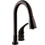 Pull-Down Kitchen Sink Faucet with Side Lever