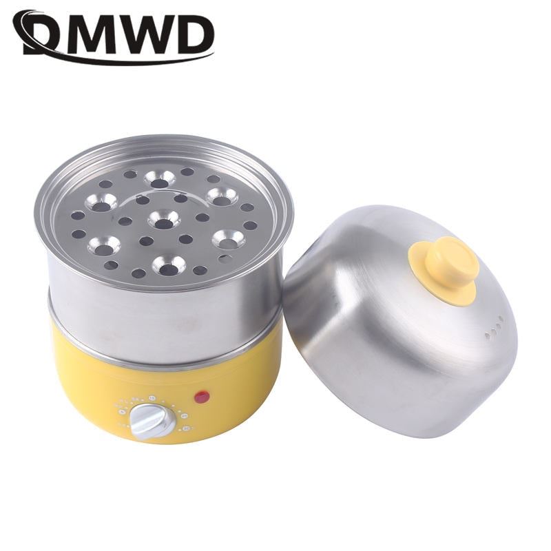 Electric Egg Boiler Food Steamer with Timer 2 Layers Stainless steel breakfast Steaming machine