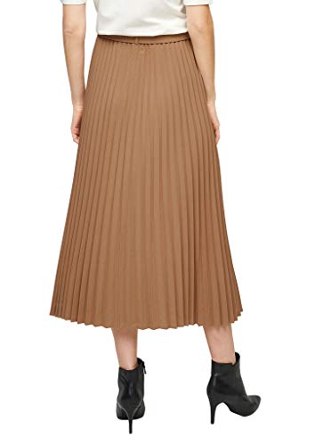 s.Oliver BLACK LABEL 女士褶皱裙,带织物腰带