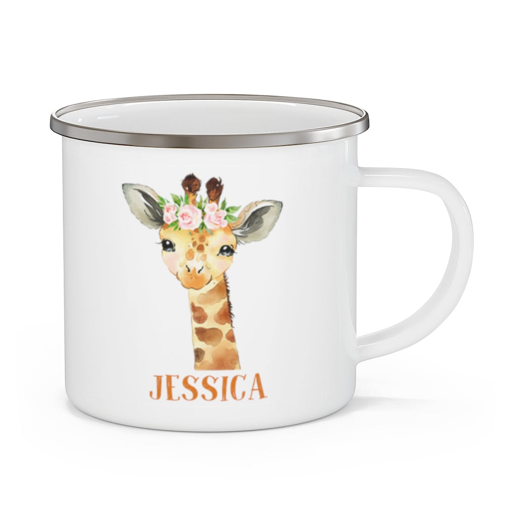 Custom Name Animal Enamel Campfire Mug II