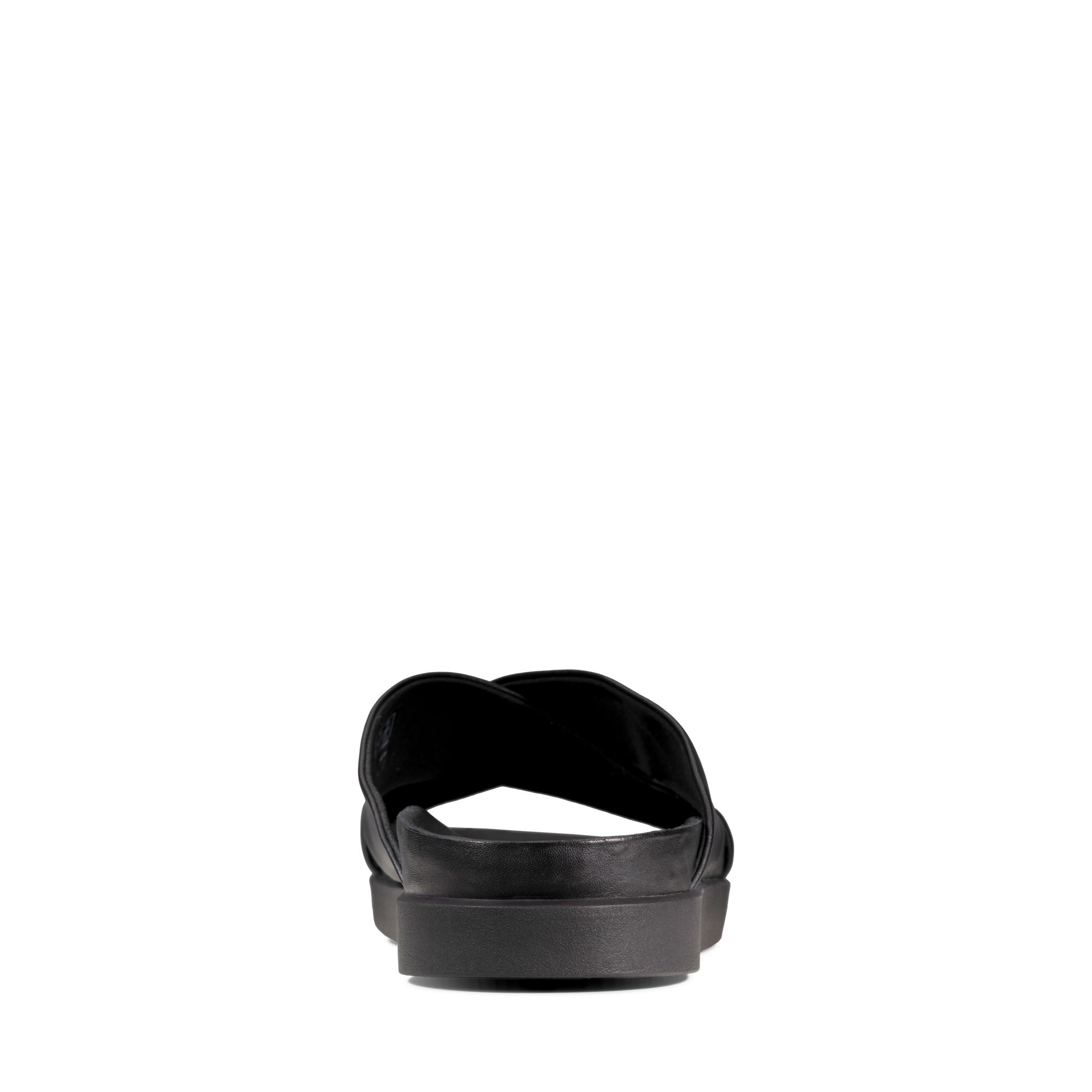 Men Sandals Sunder Cross Black Leather