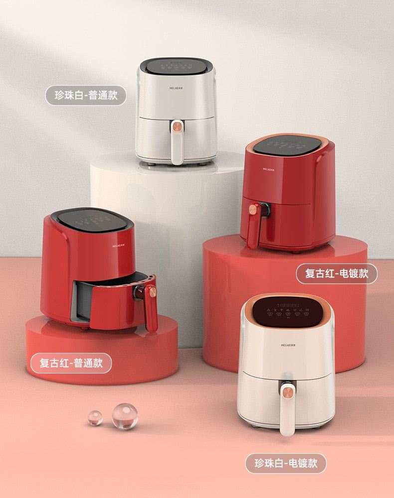 Air fryer multi-functional household large-capacity smart electric fryer