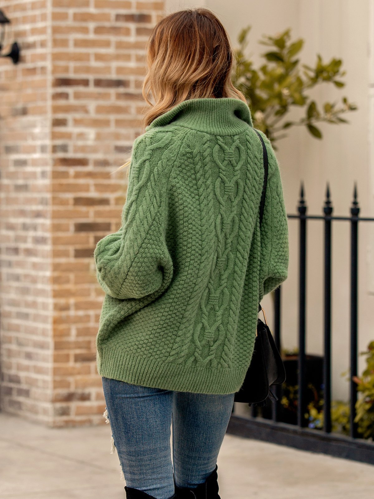 Women Long Sleeve Turtleneck Sweater